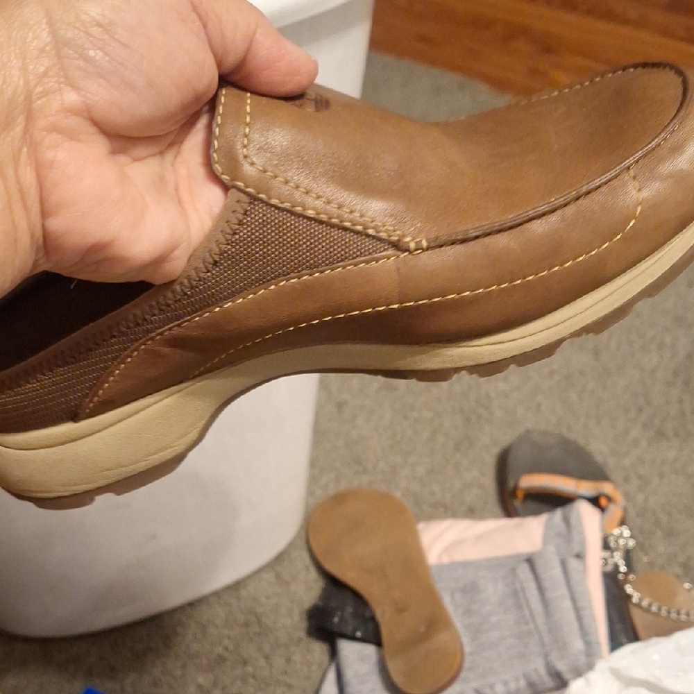 Timberland Men's Brown Leather Slip-On Loafer
